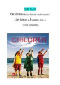 TEST BANK For Children 15th Edition By John Santrock&comma; Jennifer Lansford and Kirby Deater-Deckard&comma; Verified Chapters 1 - 16&comma; Complete Newest Version