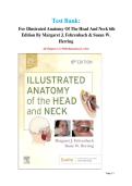 TEST BANK FOR ILLUSTRATED ANATOMY OF THE HEAD AND NECK&comma; 6TH EDITION&comma; FEHRENBACH & HERRING&vert; ALL CHAPTERS&vert; 2026&comma; LATEST