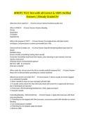 AFROTC TCCC Test with all Correct & 100&percnt; Verified Answers &vert;Already Graded A&plus;