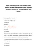NRRPT Practice Examination 2025&sol;2026 Complete Study Guide &ndash; 210 Original TEST BANK Practice Questions with Correct Answers & Rationales