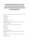 NR 222 Comprehensive Final Exam Prep &vert; 150&plus; Practice Questions on Developmental Theories & Core Nursing Concepts with Rationales&comma; Case Studies&comma; and A&plus; Guaranteed Pass Resource &lpar;2026 Edition&rpar;