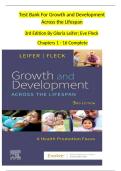 Test Bank for Growth and Development Across the Lifespan A Health Promotion Focus Comprehensive Exam Questions and Answers for Nursing and Health Sciences Success
