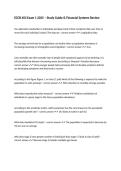 ECCB 403 Exam 1 2025 &ndash; Study Guide & Financial Systems Review