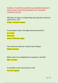 FLORIDA LP MASTER QUALIFIER EXAM ANSWERS 2026&sol;2027 &ndash; STUDY GUIDE & PRACTICE QUESTIONS WITH ANSWERS ASSURED SUCCESS