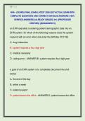 NHA - &lpar;CEHRS&rpar; FINAL EXAM LATEST 2026-2027 ACTUAL EXAM WITH  COMPLETE QUESTIONS AND CORRECT DETAILED ANSWERS &lpar;100&percnt;  VERIFIED ANSWERS&rpar; &vert;ALREADY GRADED A&plus;&vert; &vert;&vert;PROFESSOR  VERIFIED&vert;&vert; &vert;&vert;BRANDNEW&excl;&excl;&excl;&vert;&vert; 