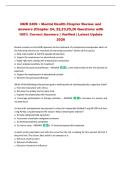 Package deal&colon;&colon; NUR 2459 Exams Questions and Answers &vert; 2026&sol;2027