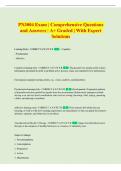 PN3004 Exam &vert; Comprehensive Questions and Answers A&plus; Graded &vert; With Expert Solutions