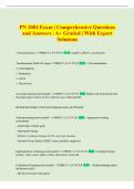 PN3004 Exam &vert; Comprehensive Questions and Answers A&plus; Graded &vert; With Expert Solutions
