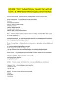 HCB 103&colon; &lpar;TCCC&rpar; Tactical Combat Casualty Care with all Correct & 100&percnt; Verified Answers &vert;Guaranteed to Pass