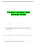 NYS LIFE&comma; ACCIDENT&comma; AND HEALTH INSURANCE EXAM QUESTIONS WITH COMPLETE ANSWERS
