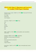 PNVN 1521 Exam &vert; Comprehensive Questions and Answers &vert; A&plus; Graded &vert; With Expert Solutions