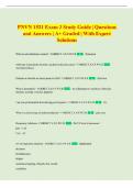 PNVN 1521 Exam &vert; Comprehensive Questions and Answers &vert; A&plus; Graded &vert; With Expert Solutions