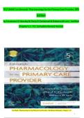TEST BANK For Edmunds' Pharmacology for the Primary Care Provider&comma; 5th Edition