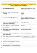 PNVN 1521 Exam &vert; Comprehensive Questions and Answers &vert; A&plus; Graded &vert; With Expert Solutions