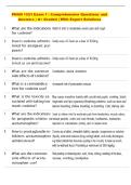 PNVN 1521 Exam &vert; Comprehensive Questions and Answers &vert; A&plus; Graded &vert; With Expert Solutions