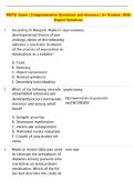 PRITE Exam &vert; Comprehensive Questions and Answers &vert; A&plus; Graded &vert; With Expert Solutions