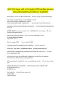 HCB TCCC Exam with all Correct & 100&percnt; Verified Answers &vert;Actual Complete Exam &vert;Already Graded A&plus;