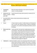 PRITE Exam &vert; Comprehensive Questions and Answers &vert; A&plus; Graded &vert; With Expert Solutions