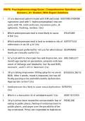 PRITE Exam &vert; Comprehensive Questions and Answers &vert; A&plus; Graded &vert; With Expert Solutions