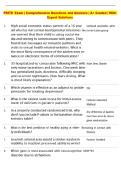 PRITE Exam &vert; Comprehensive Questions and Answers &vert; A&plus; Graded &vert; With Expert Solutions