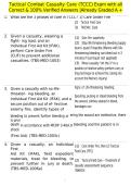 Tactical Combat Casualty Care &lpar;TCCC&rpar; Exam with all Correct & 100&percnt; Verified Answers &vert;Already Graded A &plus;