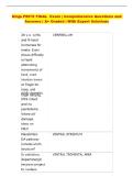 PRITE Exam &vert; Comprehensive Questions and Answers &vert; A&plus; Graded &vert; With Expert Solutions