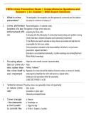 PRPA  Exam and Answers Comprehensive Questions &vert; A&plus; Graded &vert; With Expert Solution