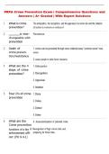 PRPA  Exam and Answers Comprehensive Questions &vert; A&plus; Graded &vert; With Expert Solution