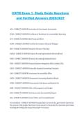 CGFM Exam 1 Study Guide Certified Government Financial Manager 2026&sol;2027 Questions with Verified Answers