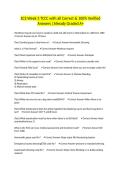 ECS Week 3 TCCC with all Correct & 100&percnt; Verified Answers &vert;Already Graded A&plus;