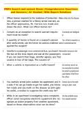 PRPA  Exam and Answers Comprehensive Questions &vert; A&plus; Graded &vert; With Expert Solution