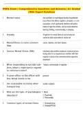 PRPA  Exam and Answers Comprehensive Questions &vert; A&plus; Graded &vert; With Expert Solution