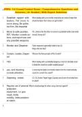 PRPA  Exam and Answers Comprehensive Questions &vert; A&plus; Graded &vert; With Expert Solution
