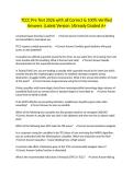 TCCC Pre Test 2026 with all Correct & 100&percnt; Verified Answers &vert;Latest Version &vert;Already Graded A&plus;