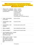 PRPA  Exam and Answers Comprehensive Questions &vert; A&plus; Graded &vert; With Expert Solution