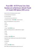 Praxis 5005 - All ETS Practice Tests &vert; Study Questions and verified Answers &lpar;Already Passed&rpar; &vert; A&plus; Graded &vert; 2026 Updates &vert; 100&percnt; correct