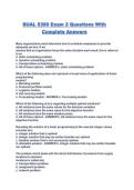 BUAL 5380 Exam 2 Questions With Complete Answers