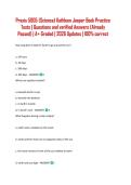 Praxis 5005 &lpar;Science&rpar; Kathleen Jasper Book Practice Tests &vert; Questions and verified Answers &lpar;Already Passed&rpar; &vert; A&plus; Graded &vert; 2026 Updates &vert; 100&percnt; correct