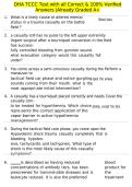 DHA TCCC Test with all Correct & 100&percnt; Verified Answers &vert;Already Graded A&plus;