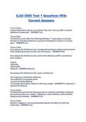 ILAD 5980 Test 1 Questions With Correct Answers