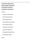 NSG 6005 ADVANCED PHARMACOLOGY EXAM &ndash;  QUESTIONS AND ANSWERS &vert; VERIFIED AND WELL  DETAILED ANSWERS &vert; PLUS RATIONALES &vert;  GUARANTEED PASS &vert; LATEST EXAM UPDATE