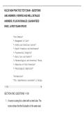 NCLEX NGN PRACTICE TEST EXAM &ndash; QUESTIONS  AND ANSWERS &vert; VERIFIED AND WELL DETAILED  ANSWERS &vert; PLUS RATIONALES &vert; GUARANTEED  PASS &vert; LATEST EXAM UPDATE