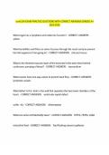  coreCCHI EXAM PRACTICE QUESTIONS WITH CORRECT ANSWERS GRADED A&plus; 2025-2026