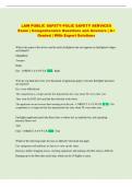 Public Safety  Exam &vert; Comprehensive Questions and Answers &vert; A&plus; Graded &vert; With Expert Solutions