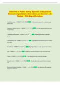 Public Safety  Exam &vert; Comprehensive Questions and Answers &vert; A&plus; Graded &vert; With Expert Solutions