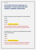 CP-FS PRACTICE TEST EXAM QUIZ 3-5 &vert;  FREQUENTLY TESTED QUESTIONS WITH  CORRECT ANSWERS &vert; BRAND NEW&excl;