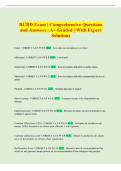 RCDD Exam and Answers Comprehensive Questions A&plus; Graded &vert; With Expert Solutions