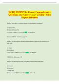 RCDD Exam and Answers Comprehensive Questions A&plus; Graded &vert; With Expert Solutions