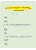 RCDD Exam and Answers Comprehensive Questions A&plus; Graded &vert; With Expert Solutions