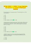 RCDD Exam and Answers Comprehensive Questions A&plus; Graded &vert; With Expert Solutions